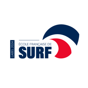 Logo label ecole française de surf